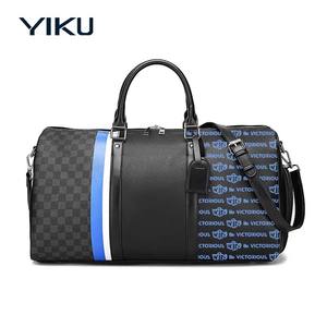YIKU personnalisé en gros grand sac polochon tendance en cuir PU avec grande capacité sac de voyage pour unisexe - Product Image 3