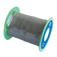 Cordon plat en fibre métallique antistatique, résistant au feu et à l'abrasion, à forte conductivité, membrane textile fonctionnelle, emballage souple