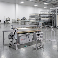 Machine à bobiner les ressorts Bonnell, 80 lits/8 heures, machine d'assemblage de ressorts, largeur maximale 2 m, machine à fabriquer des ressorts de matelas, 4500 W