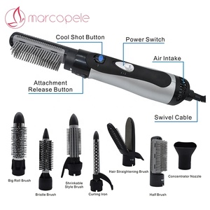 Prodotti innovativi spazzola intercambiabile piastra per capelli pettine 5 in 1 apparecchi per la cura e lo <span class=keywords><strong>styling</strong></span> dei capelli - Product Image 4