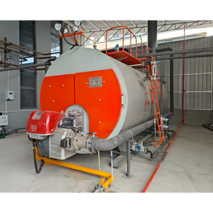 Caldera de Vapor Diésel WNS de 1 Tonelada y 70 HP, Presión de Trabajo de 10 Bares, Bajo <span class=keywords><strong>Consumo</strong></span> de Combustible, 65 kg/H, para Pequeños Talleres de Alimentos - Product Image 3