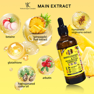 Le sérum réparateur d'ananas OEM 7 jours corrige <span class=keywords><strong>les</strong></span> <span class=keywords><strong>taches</strong></span> brunes des vieilles cicatrices et <span class=keywords><strong>les</strong></span> patchs blancs pour une peau même éclatante rapidement - Product Image 2