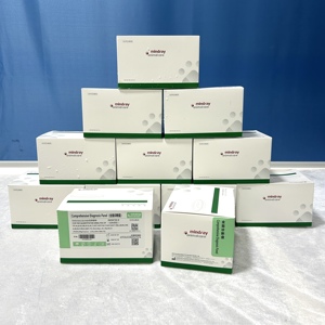 ชุดน้ำยาสำหรับวินิจฉัยโรคสัตว์ยี่ห้อ Mindray ใช้ร่วมกับเครื่อง VetXpert Cube C5 I3 สำหรับการทดสอบทางชีวเคมีในสัตว์เลี้ยง ตรวจหาค่า TP ALB AST ALP GGT - Product Image 1