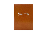 Porte-menu en cuir sur mesure A4 A5 pour restaurant, menus de table, porte-menu pour bar, KTV, restaurant