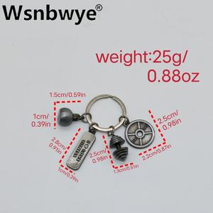 لياقة بدنية مخصصة صغيرة الوزن دمبلز kettlebell وسادة الحديد كيرينغ لوحات معدنية صالة الألعاب الرياضية المفاتيح - Product Image 2