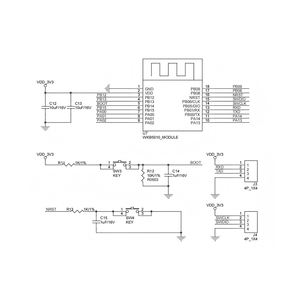 고성능 블루투스 모듈 Weikeng WKB5010 2.4GHz 초소형 RF 트랜시버 블루투스5 모듈 Arm Cortex-MO 블루투스 모듈 - Product Image 4