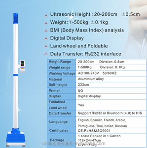 <span class=keywords><strong>Balance</strong></span> ultrasonique DHM-200 pour le <span class=keywords><strong>poids</strong></span>, la taille <span class=keywords><strong>et</strong></span> l'IMC - Product Image 5