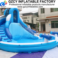 Châteaux gonflables géants, toboggans, parcs aquatiques mobiles, équipements d'amusement aquatique pour usage résidentiel et scolaire, intérieur/extérieur, en PVC.