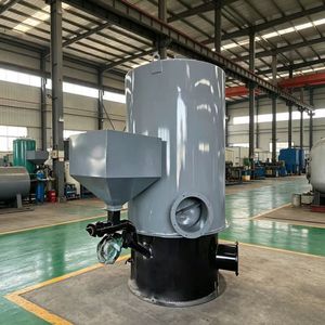 Chaudière verticale industrielle automatique à haute efficacité avec surveillance à distance pour air chaud, granulés/bois/fioul/déchets solides/balle <span class=keywords><strong>de</strong></span> riz - Product Image 1