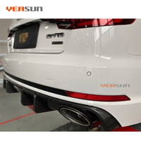 Diffuseur arrière de style RS4 de haute qualité avec tuyaux d'échappement pour Audi B9 A4 2016 2017 2018 2019 sline