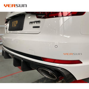 Diffuseur arrière de style RS4 de haute qualité avec tuyaux d'échappement pour <span class=keywords><strong>Audi</strong></span> B9 <span class=keywords><strong>A4</strong></span> 2016 2017 2018 <span class=keywords><strong>2019</strong></span> <span class=keywords><strong>sline</strong></span> - Product Image 6