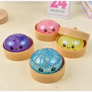 Dumplings Squishy Mystère Virals, Dumplings Squishy Scintillants Surprise, Mini Dumplings Squishy - Product Image 3