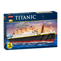 OXFORD TITANIC Bateau de croisière classique de luxe, blocs de construction, grand modèle rétro de navire, jouet de collection à assembler, MTC-608