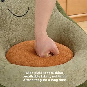 Sillón <span class=keywords><strong>Puff</strong></span> Individual de Aguacate, Diseño Moderno, Esponja, para Niños, con Comodidad Suave para Dormitorio o Balcón - Product Image 3