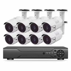 Sistema de cámara de seguridad HD para exteriores de 8 canales de gran oferta de fábrica
