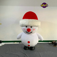 Costume de bonhomme de neige gonflable pour adulte, jouets en peluche, pour marche en plein air, fête de noël, nouvelle collection