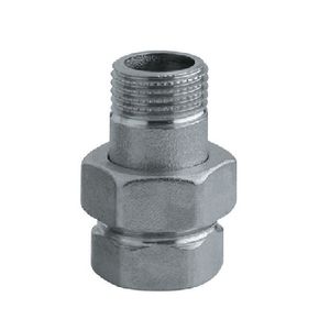 Raccordo Dritto Nichelato a 3 Pezzi 1/2'' Prodotto Generico - Product Image 1