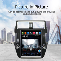 Pantalla Estilo Tesla LELV para Toyota Land Cruiser Prado 150 2014-2017 con Navegación GPS Android, Autoestéreo y Unidad Principal Multimedia para Coche