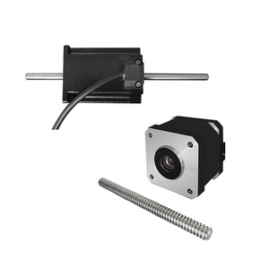 Motor Paso a Paso Samsr de Bajo <span class=keywords><strong>Precio</strong></span>, <span class=keywords><strong>Nema</strong></span> <span class=keywords><strong>17</strong></span> <span class=keywords><strong>Nema</strong></span> 23, Eje Pasante, Sin Tornillo de Guía Integrado, para Máquina de Grabado CNC, Motor de Tornillo Lineal - Product Image 2