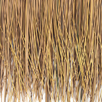 Marque de loisirs Offre spéciale Toit en rotin en plastique Toit de chaume Naturel Fluffy Bali Hut Syntyhetic Palm Paille Toiture Palmex Thatch