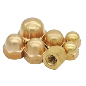 Brass M3 - M12 Din 1587 Hex Dome Cap Head Nuts Acorn Nuts