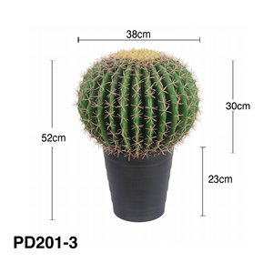 Cactus Artificiali, Piante di Cactus Finte in Vaso per Decorazione di Casa, Negozio e Ufficio - Product Image 5