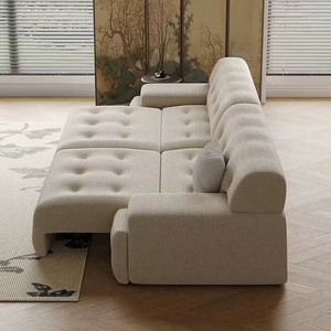 Canapé convertible moderne électrique trois places, divano, meubles de salon, canapé-lit futon, fournisseur chinois personnalisé - Product Image 4