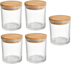 Venta al por Mayor de Frascos de Vidrio Transparentes de Lujo para Velas Aromáticas de 6oz, 8oz, 9oz, 10oz y 12oz con Tapa - Product Image 6