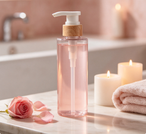 Botella de Plástico con Bomba Dosificadora de 4.5ml, 33/410, con Tapa de Rosca, Diseño de Madera, para Loción, Champú, Gel de Ducha, Cosméticos, OEM, ODM, Personalizable - Product Image 6