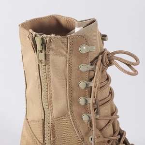 Stivali Tattici da Uomo WANZHUO per Esterni, Camouflage, Alti, in Vera Pelle, Impermeabili, per Escursionismo Autunno/Inverno/Estate, Bicolore - Product Image 6