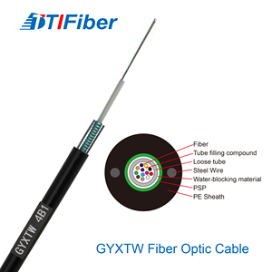Câble à <span class=keywords><strong>fibre</strong></span> optique extérieur à bande d'acier corruguée haute résistance CST 8 cœurs monomode 9/125 µm pour réseau longue distance - Product Image 6