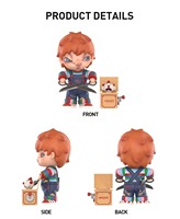 100% pour Hirono Clown Revenant Night PVC Toy 1/12 Scale Mystery Box Blind Box Cadeau d'anniversaire pour les 14 ans et plus