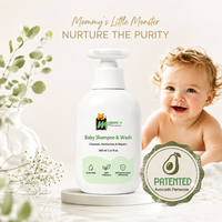 CURLYMOMMY Formule douce et non irritante Enfants Gel douche et shampooing 2 en 1 de marque privée