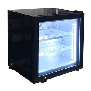 Sd55 đơn nhiệt độ truy cập hàng đầu cửa kính Tủ đông hiển thị làm mát trực tiếp cho kem và thực phẩm - Product Image 4