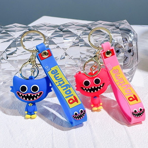 Porte-clés en caoutchouc 3D mignon de dessin animé en gros, prix bas, figurine de <span class=keywords><strong>jeu</strong></span> <span class=keywords><strong>Poppy</strong></span> Playtimes, non toxique, durable - Product Image 4