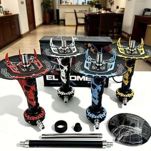 Base de Metal para Cachimba con Impresión Personalizada, Set de Pipa de Agua, Accesorio para Fumar en Escritorio, para Lounge o Bar - Product Image 1
