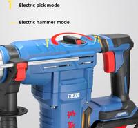 Marteau à batterie lithium-ion à 2 vitesses avec tige hexagonale DCZC02-28, produit transfrontalier très vendu