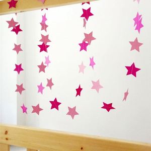 Innovative Vertical Hanging Star Garlands, <b>Glitter</b> Paper Decorations for Festive Parties - Product Image 5