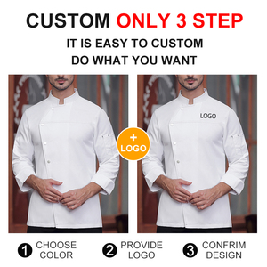 Haute qualité chambre livraison <span class=keywords><strong>cuisine</strong></span> <span class=keywords><strong>vêtements</strong></span> restaurants japonais <span class=keywords><strong>vêtements</strong></span> de travail uniformes chef manteau - Product Image 3