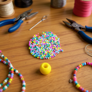 Ilan Abalorios Perline multicolori da 4 mm per la creazione di gioielli - Product Image 3