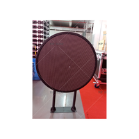 Affichage led créatif circulaire rond LED Logo Board P4.28 Design accrocheur écran led à effet visuel/publicitaire élevé