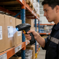 Scanner di Codici a Barre 2D Industriale Zebra LS2208 (SR) |   Scanner ad Alta Velocità 200 Scansioni/Sec per Checkout in Negozi e Logistica