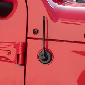 Cartaoo Parts <span class=keywords><strong>Antenne</strong></span> de décoration de <span class=keywords><strong>voiture</strong></span> flexible en métal noir 17CM <span class=keywords><strong>pour</strong></span> Jeep Wrangler JK JL 07-19 - Product Image 5
