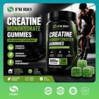 Créatine monohydrate en marque privée, gommes à mâcher à la créatine, stimule la masse musculaire, puissance explosive, absorption rapide, complément OEM