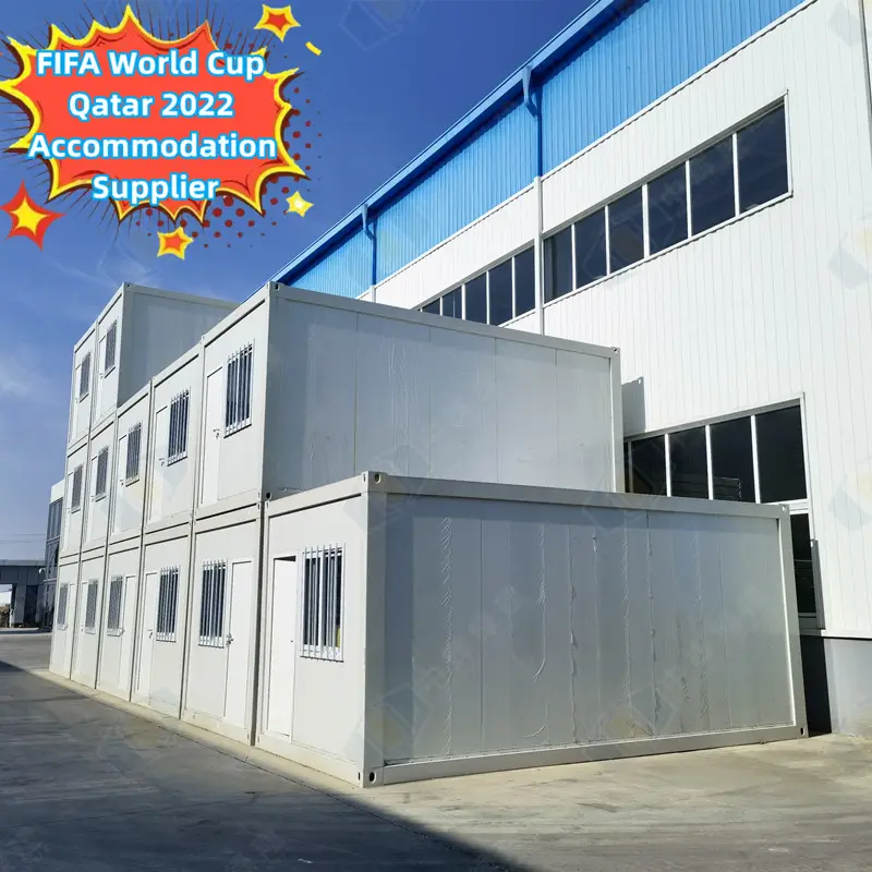 CGCH 20FT Container Frame Kit Mobile Container 3 Bedroom Shop 20 Feet Flatpack Prefab Homes Prefab Type Z Container Houses
