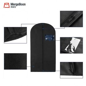 Échantillon gratuit de sac de vêtements sur mesure pour robe de mariée, sac à fermeture éclair pour vêtements de danse, housse anti-poussière RPET - Product Image 4