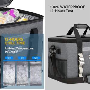 Free sample Extra Large Heavy-Duty Insulated Lunch <b>Bag</b> Portable Thermal Backpack Cooler for <b>Food</b> Delivery Storage <b>Bag</b> - Product Image 4