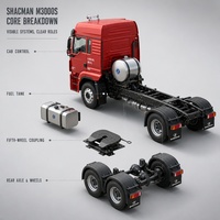 Camion tracteur SHACMAN M3000S 6x4 Euro 4 450HP d'occasion avec moteur Weichai pour le transport de marchandises longue distance, tracteur Shacman 6*4 /8*4