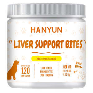 Suplemen kesehatan hewan peliharaan 120 kunyah merawat suplemen pendukung hati untuk anjing-dengan ekstrak Susu <span class=keywords><strong>Thistle</strong></span> fungsi hati anjing - Product Image 1