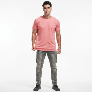 T-shirts pour hommes à prix avantageux, de la meilleure qualité, col rond, manches courtes, toutes tailles, différentes couleurs, vente en gros, couleur personnalisée - Product Image 1